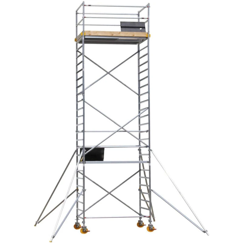 CUSTERS Rullestillads 130x250 cm - 8,4 m arbejdshøjde