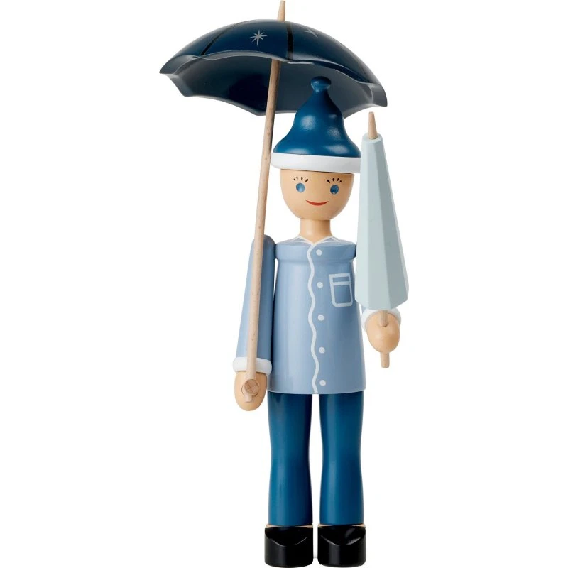 Kay Bojesen Ole Lukøje i blå – malet bøgetræ