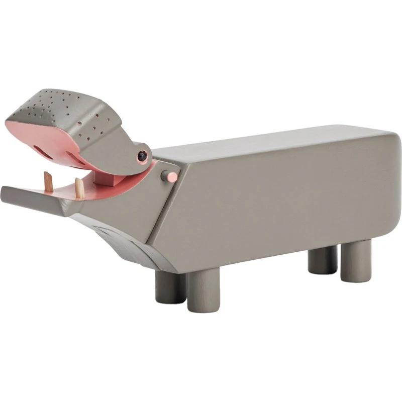 Kay Bojesen Liliput Flodhest, grå (6 cm)