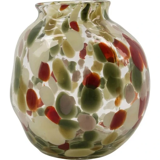 House Doctor Dot Vase, 23 cm – Flerfarvet