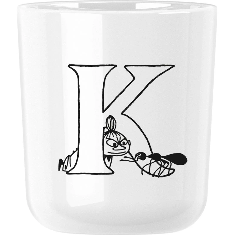 RIG-TIG Mumi Moomin ABC-krus 0,2 l (bogstav K)