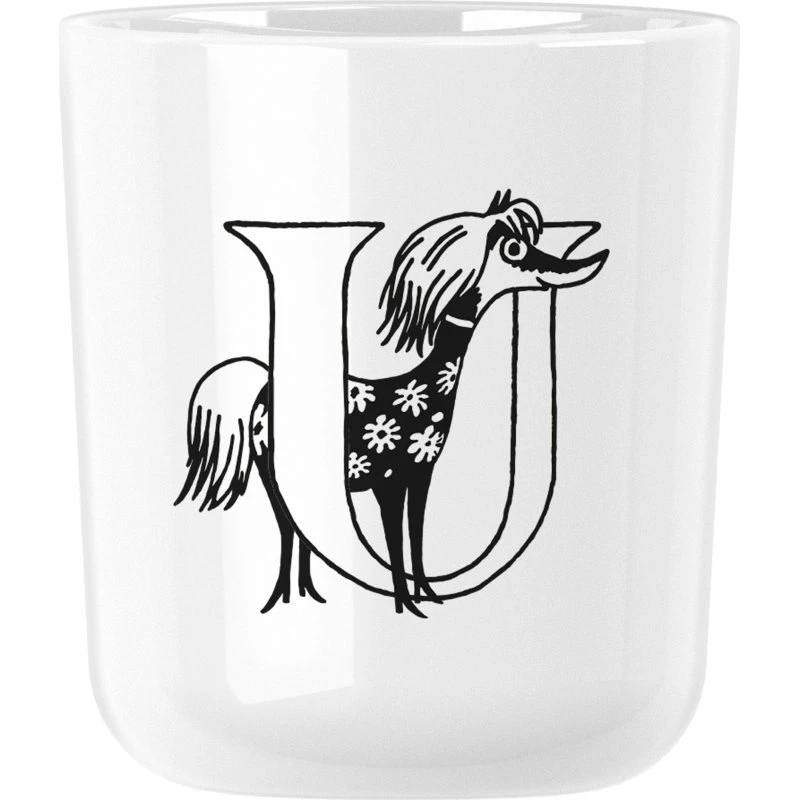 RIG-TIG Mumi Moomin ABC-krus 0,2 l (bogstav U)