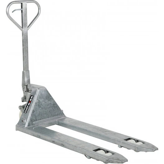 VL palleløfter 2500 kg 1150 mm – galvaniseret, boogie nylonhjul