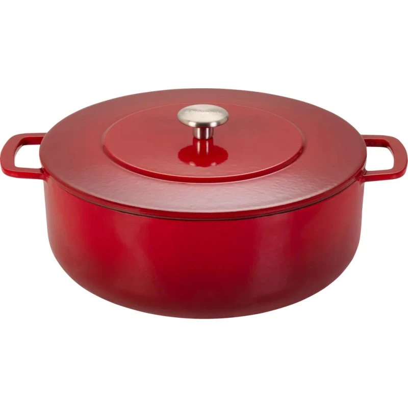 Combekk Enameled støbejernsgryde 28 cm – Cherry