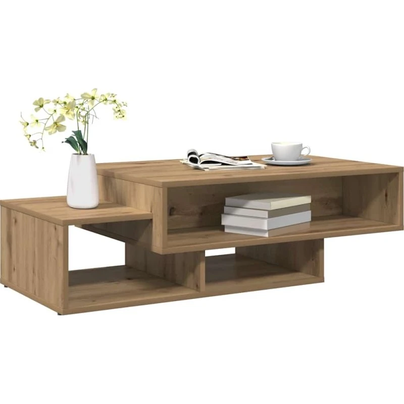 Sofabord 105x55x32 cm i konstrueret træ – kunsteg