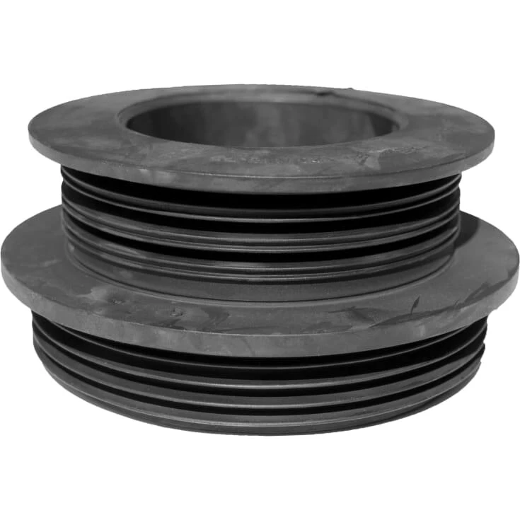 Universal 123/130-110/75 mm kombinippel TPE til PVC/MA