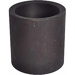 Smedet muffe 1/2'' sort, 34 mm - dia. 26,6 mm