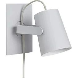 Hübsch Ardent væglampe 17 cm – lysegrå