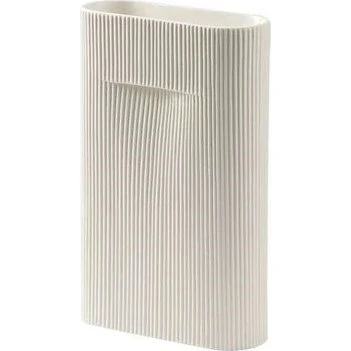 Muuto Ridge Vase H35 Off-White – 35 cm designervase