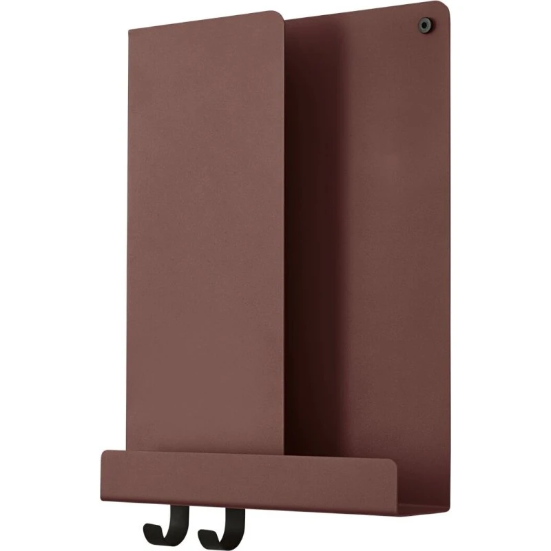 Muuto Folded hylde 29,5x40 cm – Deep Red
