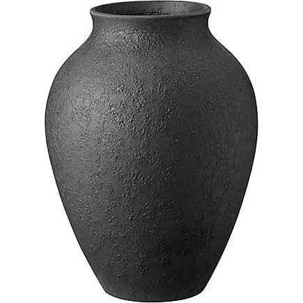 Knabstrup Keramik vase 20 cm - sort