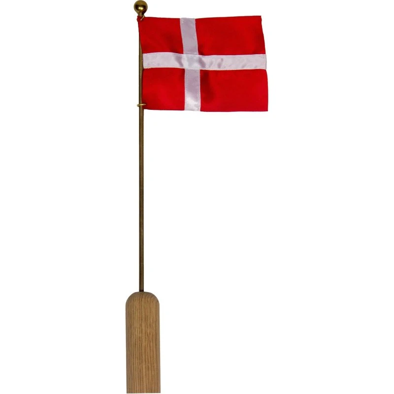 Andersen Celebrating bordflag 40 cm - egetræ & messing