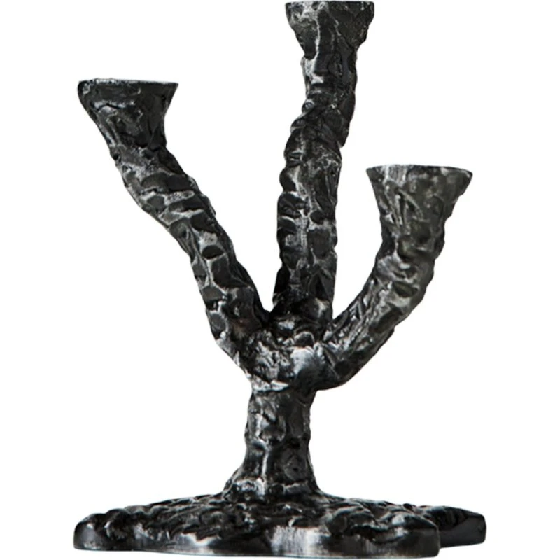 MUUBS Ava lysestage 22 cm – antikgrå