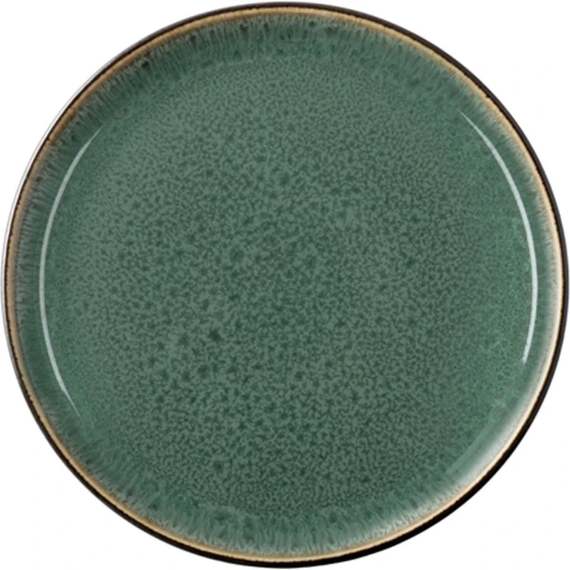 Bitz Gastro Tallerken Ø17 cm – blank grøn/sort