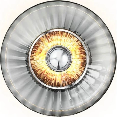 Design By Us New Wave Optic væglampe Ø26 Smoke