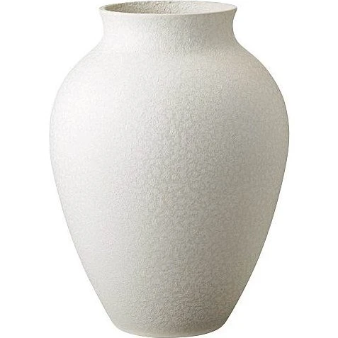 Knabstrup Keramik vase 27 cm - hvid, tidløs design