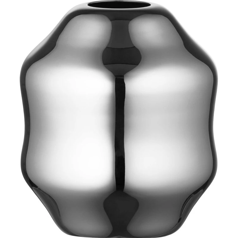 Gense Dorotea vase 9x10 cm – blankt stål