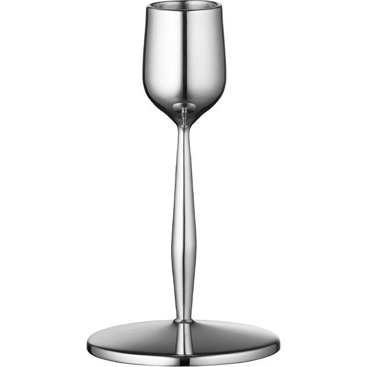 Gense Dorotea lysestage 12 cm, blankt stål