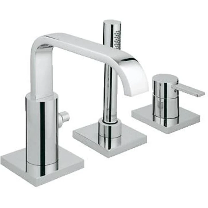 Grohe Allure 3-huls kar- & brusekomb, krom, Sena håndbruser