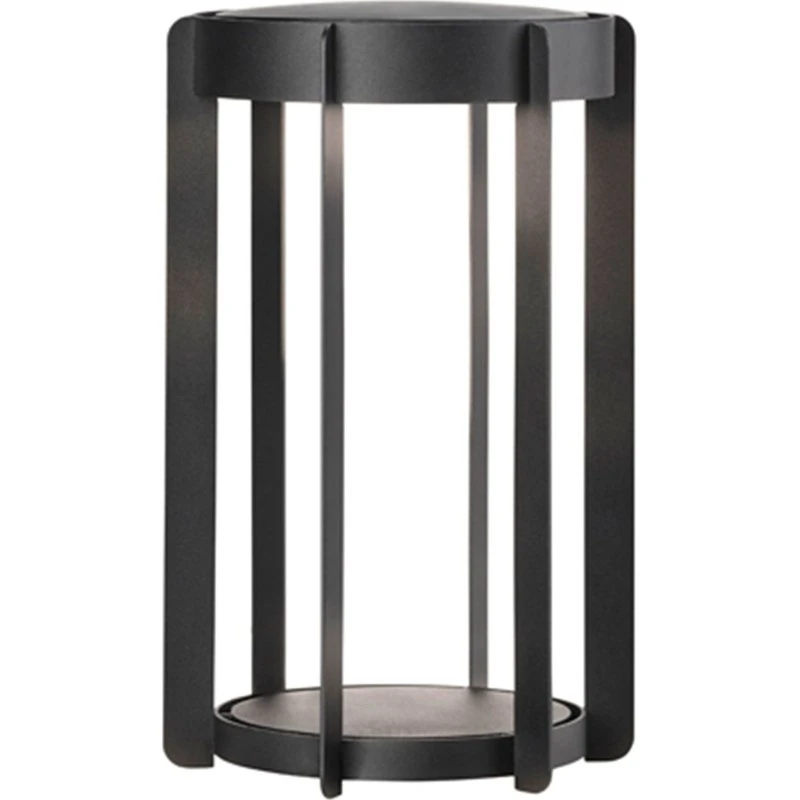 Zone Firefly bærbar LED-lanterne, sort aluminium