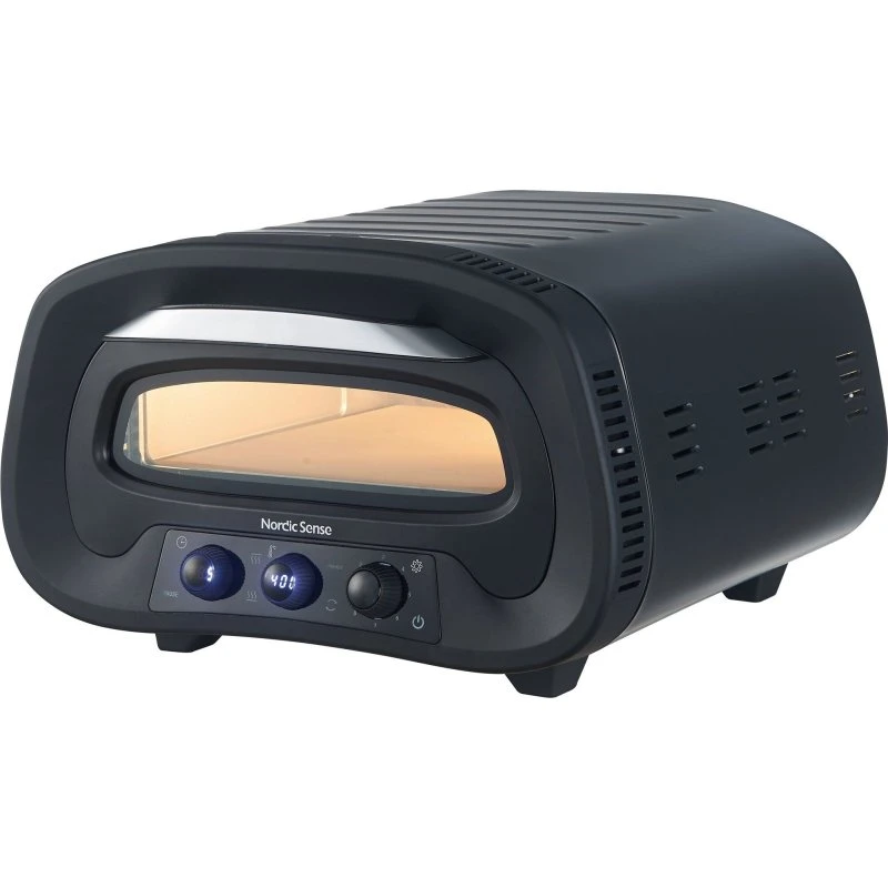 Nordic Sense elektrisk pizzaovn 1700W – sort