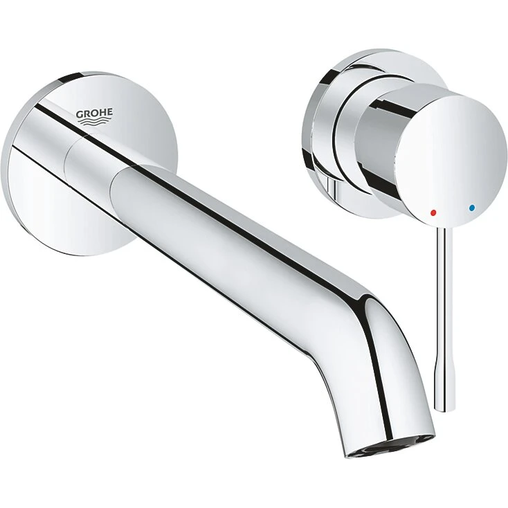 GROHE Essence vægmonteret håndvaskarmatur L, StarLight-krom