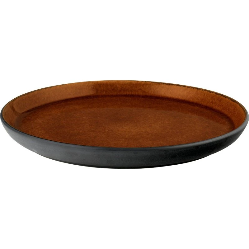 Bitz Gastro tallerken 21 cm – Sort/Amber