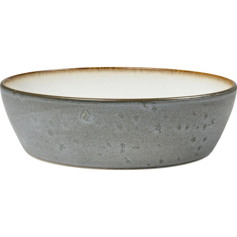 Bitz suppeskål Ø18 cm - grå/creme