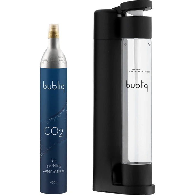 Bubliq Sodavandsmaskine Mat Sort (8 cm)