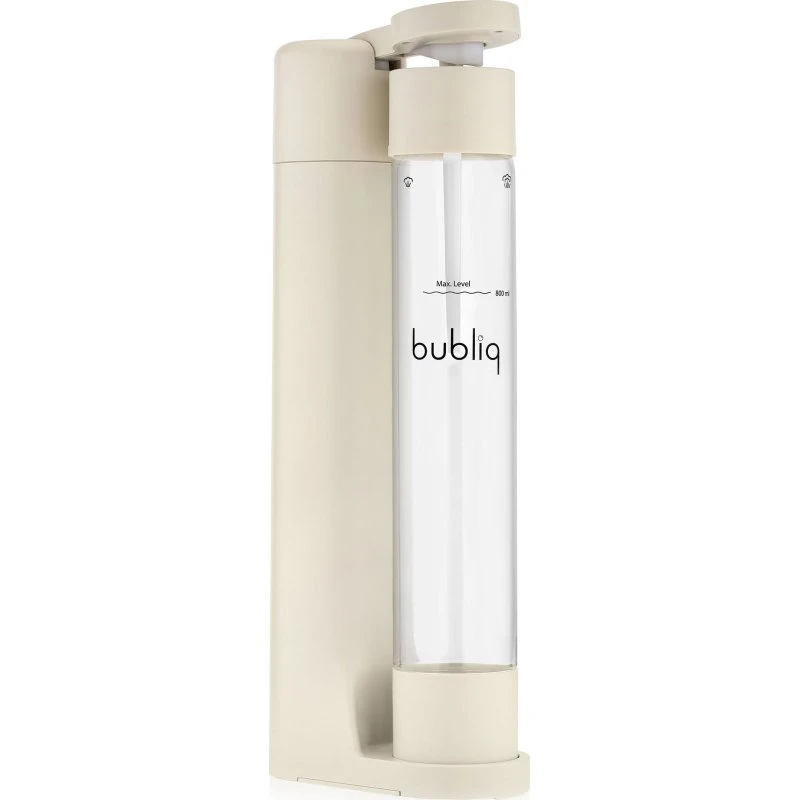 Bubliq sodavandsmaskine 800 ml – beige, slank design