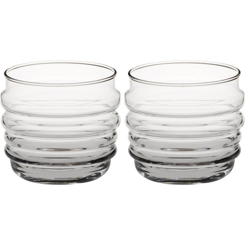 Marimekko Sukat Makkaralla tumblerglas 2-pak, klar