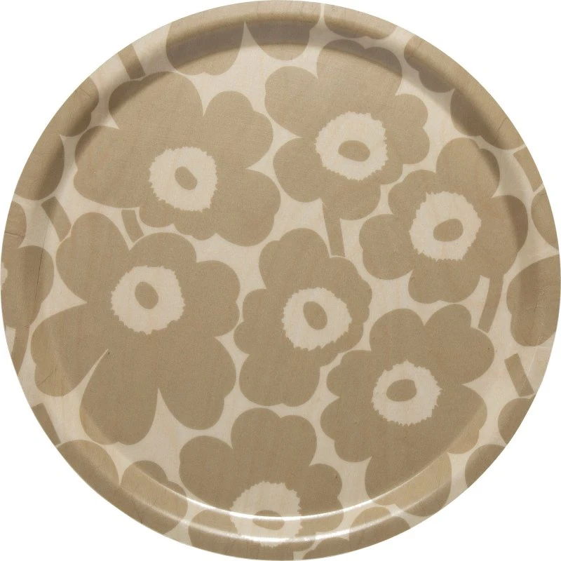 Marimekko MINI Unikko bakke 31 cm, lysebrun/beige