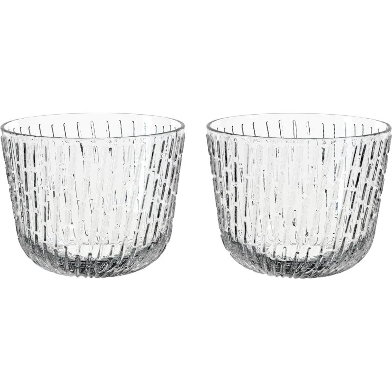 Marimekko Syksy tumblerglas 2 dl, 2-pak - klart