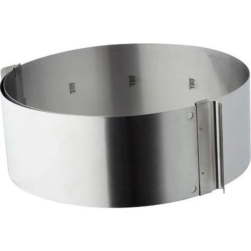 Justerbar kagering 16–32 cm, 18/0 rustfrit stål