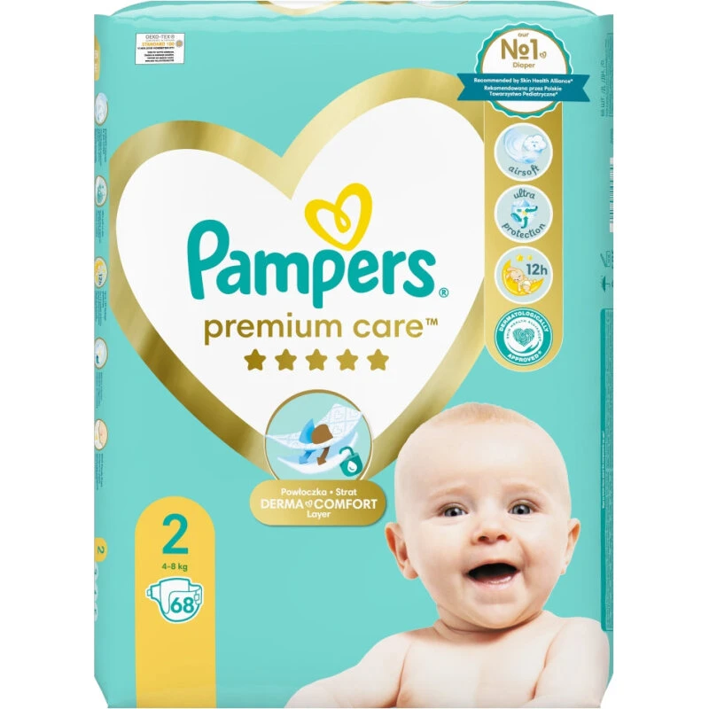 Pampers Premium Care Bleer Str. 0 (3 kg) 30 stk