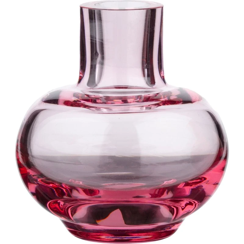 Marimekko Mini Vase 6 cm – Pink mundblæst glas