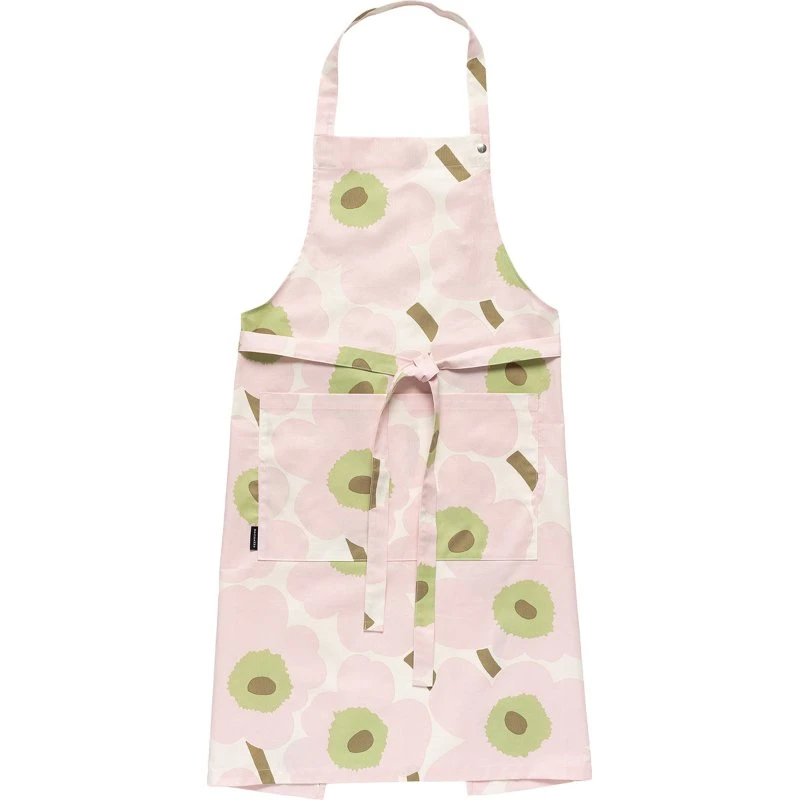 Marimekko Pieni Unikko forklæde, offwhite/rosa