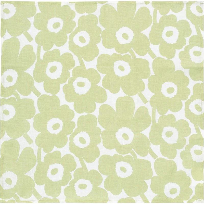 Marimekko Mini Unikko stofserviet 43x43 cm – Pære/Hvid