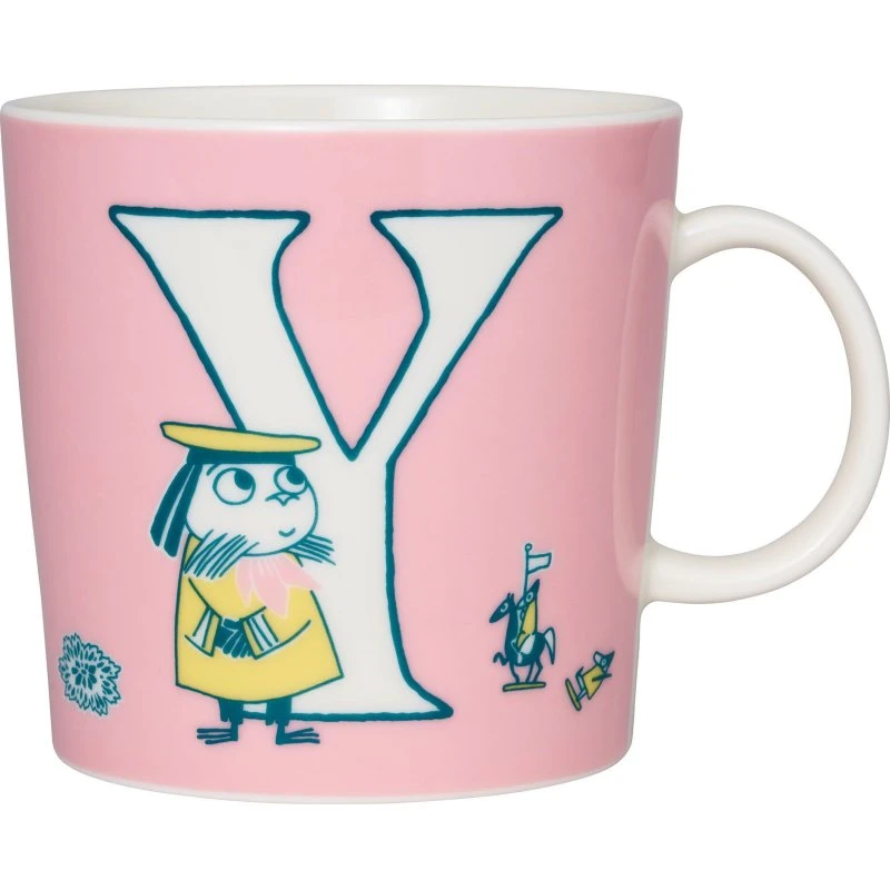 Arabia Mumi ABC krus 40 cl – Motiv Y