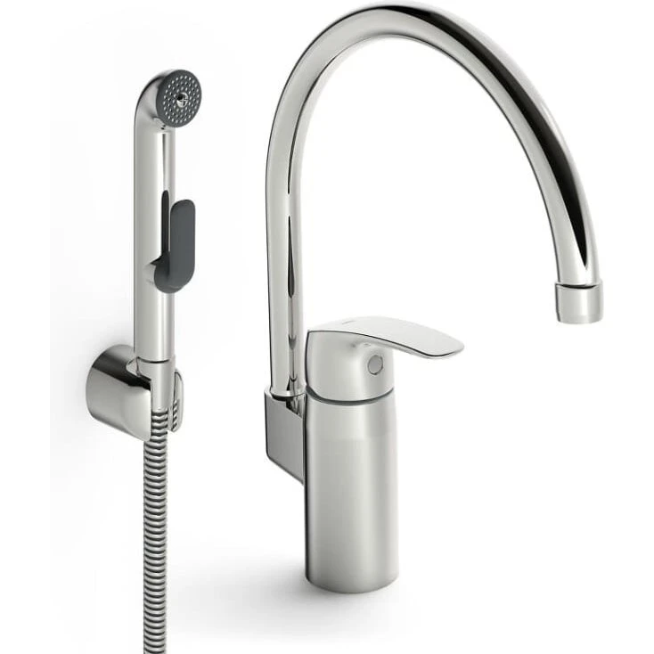 Oras Safira håndvaskarmatur med høj tud og sidebruser