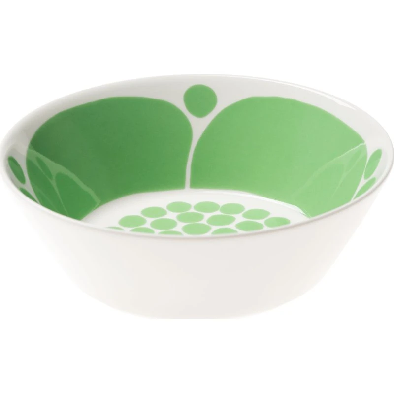 Arabia Sunnuntai dyb tallerken Ø17 cm, grønn