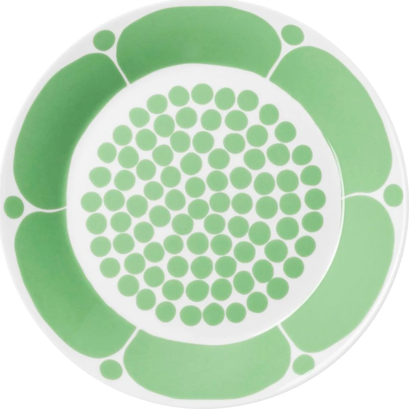 Arabia Sunnuntai tallerken Ø26 cm – grøn