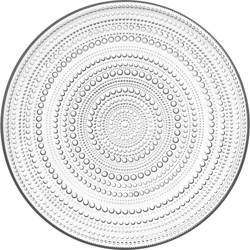 Iittala Kastehelmi tallerken 31,5 cm klar