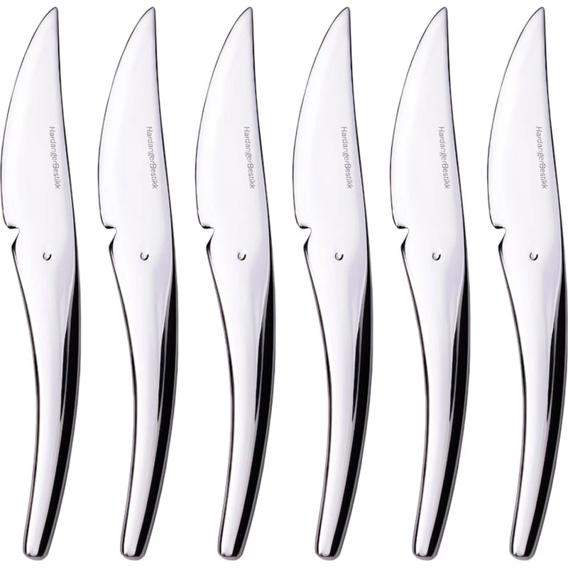 Hardanger Bestikk frugtknive 6-pak – rustfrit stål
