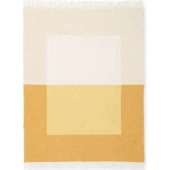 Northern Echo Plaid 130x170 cm – Gul