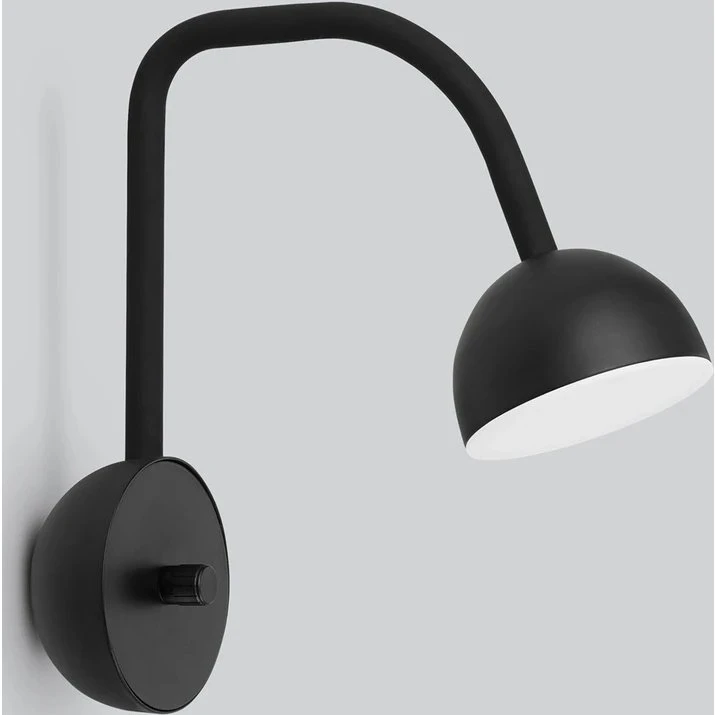 Northern Blush væglampe mat sort