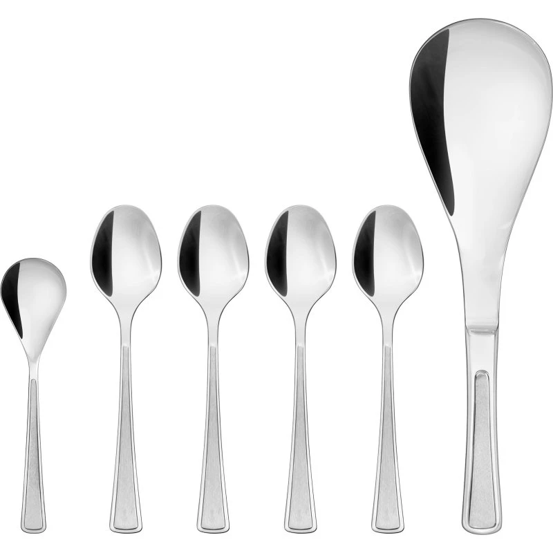 Hardanger Bestikk Ramona grødsæt 6 dele - rustfrit stål