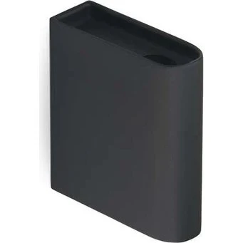 Northern Monolith Væg-lysestage – Sort