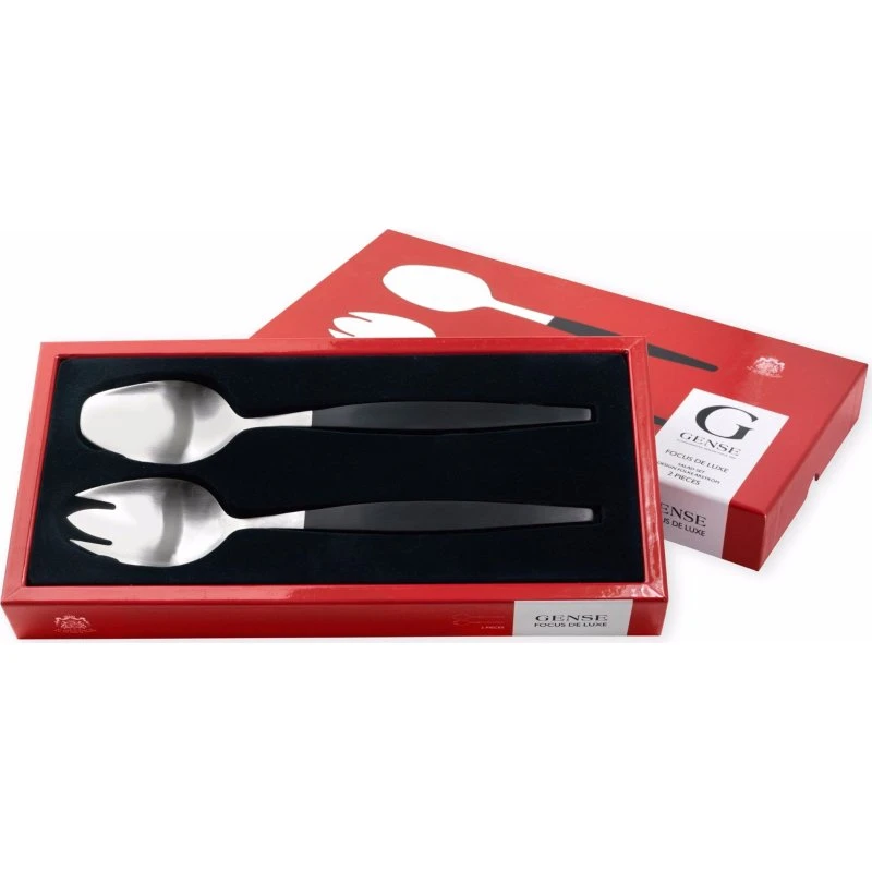 Gense Focus de Luxe salatsæt 2 dele, 18/8 rustfrit stål