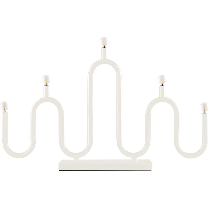 Globen Lighting Noel 5-adventsstage, hvid